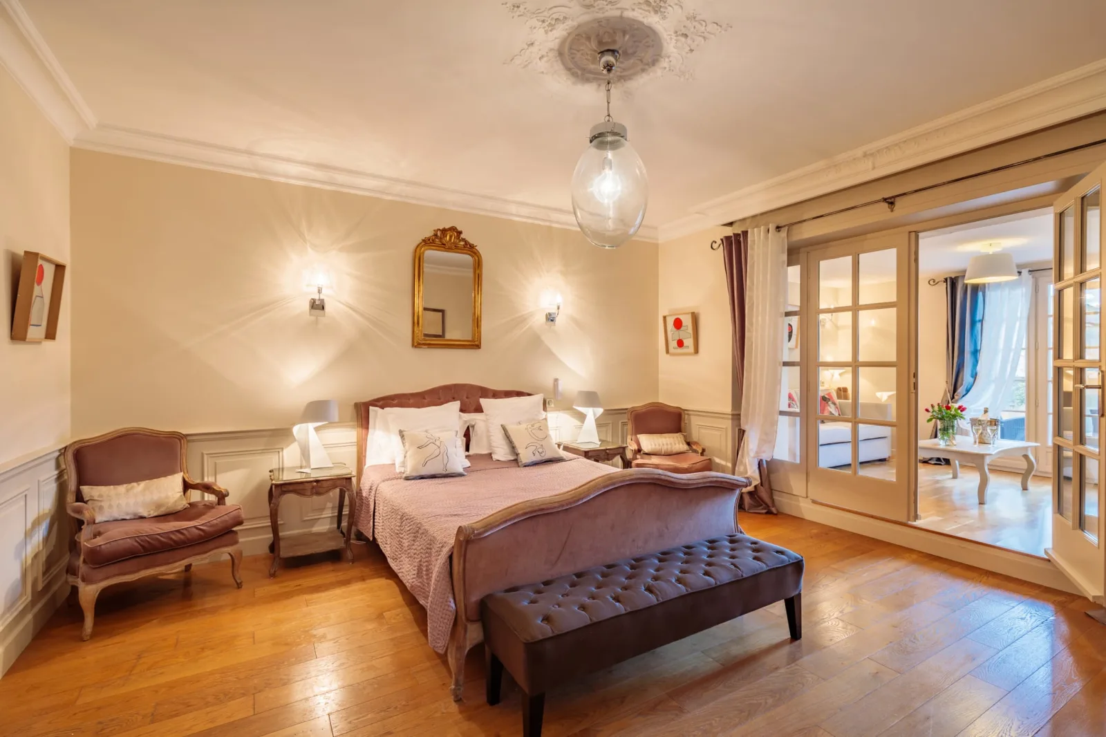 Suite F — Terrasse — La terrasse privée